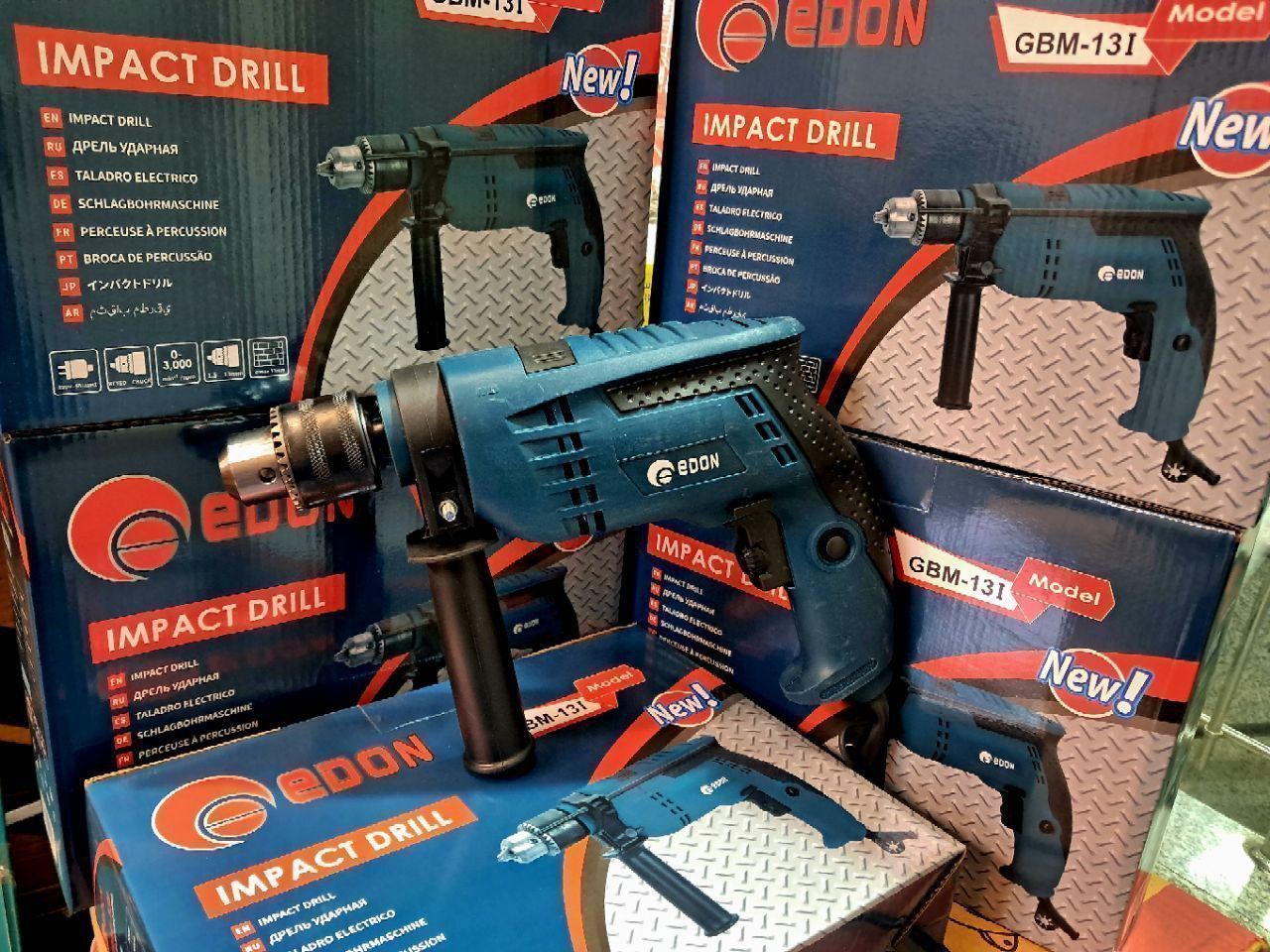 دریل ۱۳ میلیمتر چکشی ۸۵۰ وات ادون مدل GBM-131